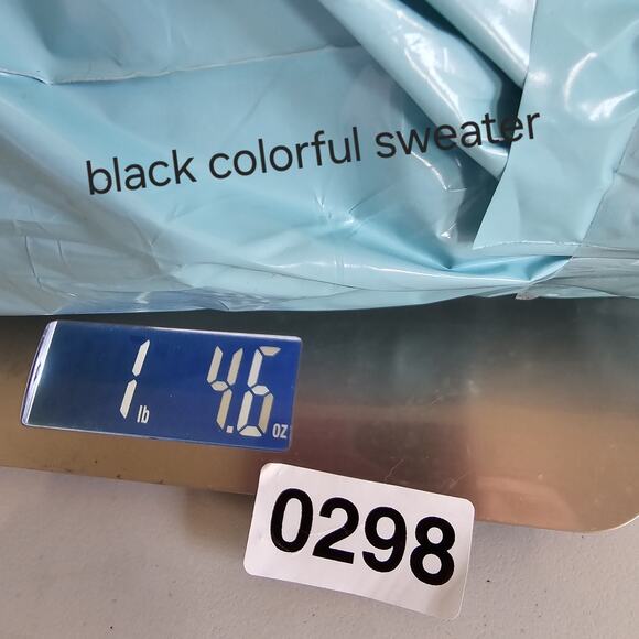 VTG RARE Bold Multicolor Chunky Knit Sz Large Retro Artsy 80s 90s Streetwear - Picture 12 of 12